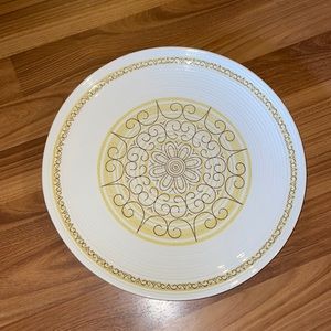 1970's 12" Round Chop Plate Serving Platter Max Schonfeld SierraPatternIronstone